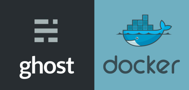 Ghost & Docker logos