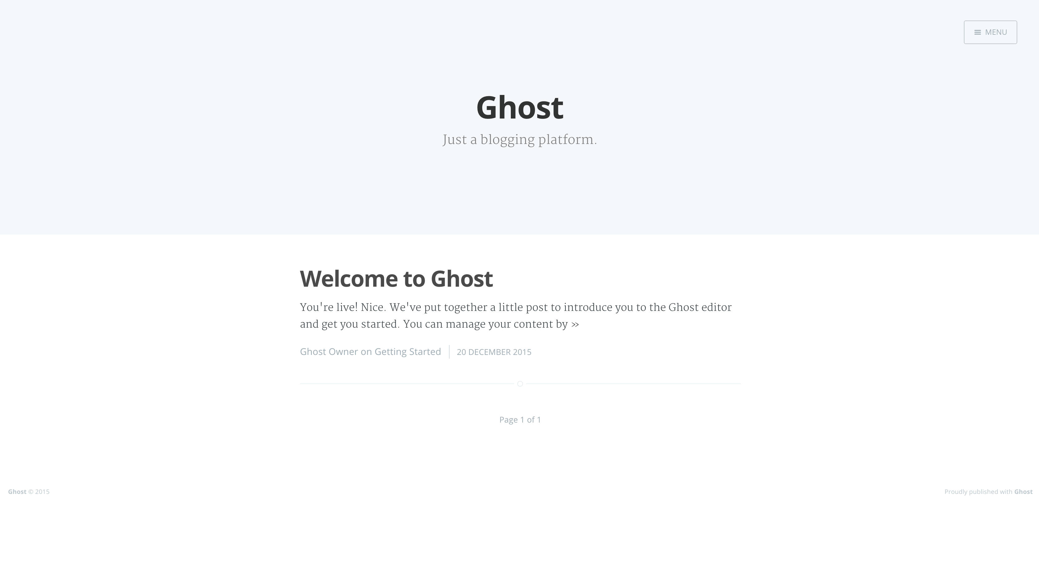ghost-welcome-page